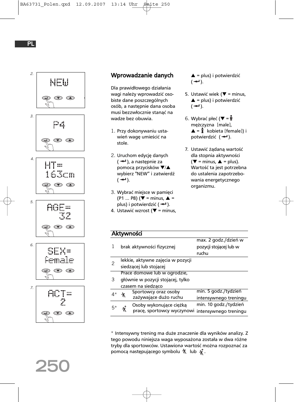 SOEHNLE Body Balance Slim Design FT 5 User Manual | Page 250 / 400