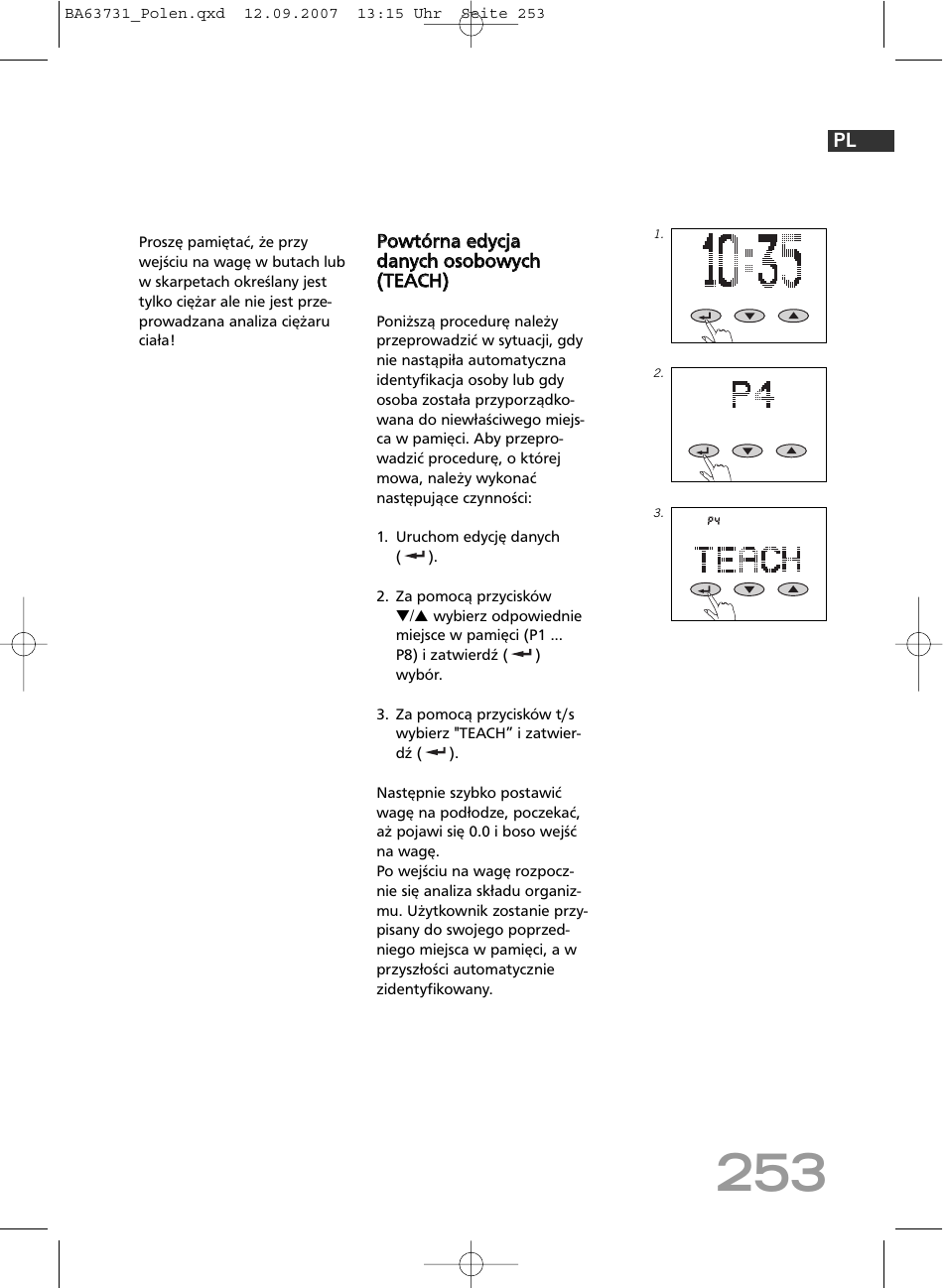 SOEHNLE Body Balance Slim Design FT 5 User Manual | Page 253 / 400