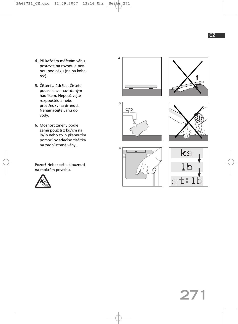 SOEHNLE Body Balance Slim Design FT 5 User Manual | Page 271 / 400