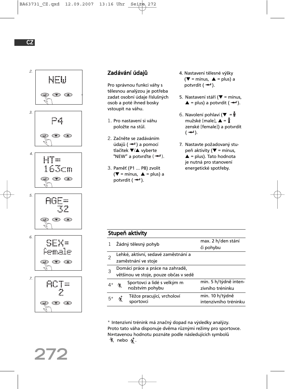 SOEHNLE Body Balance Slim Design FT 5 User Manual | Page 272 / 400