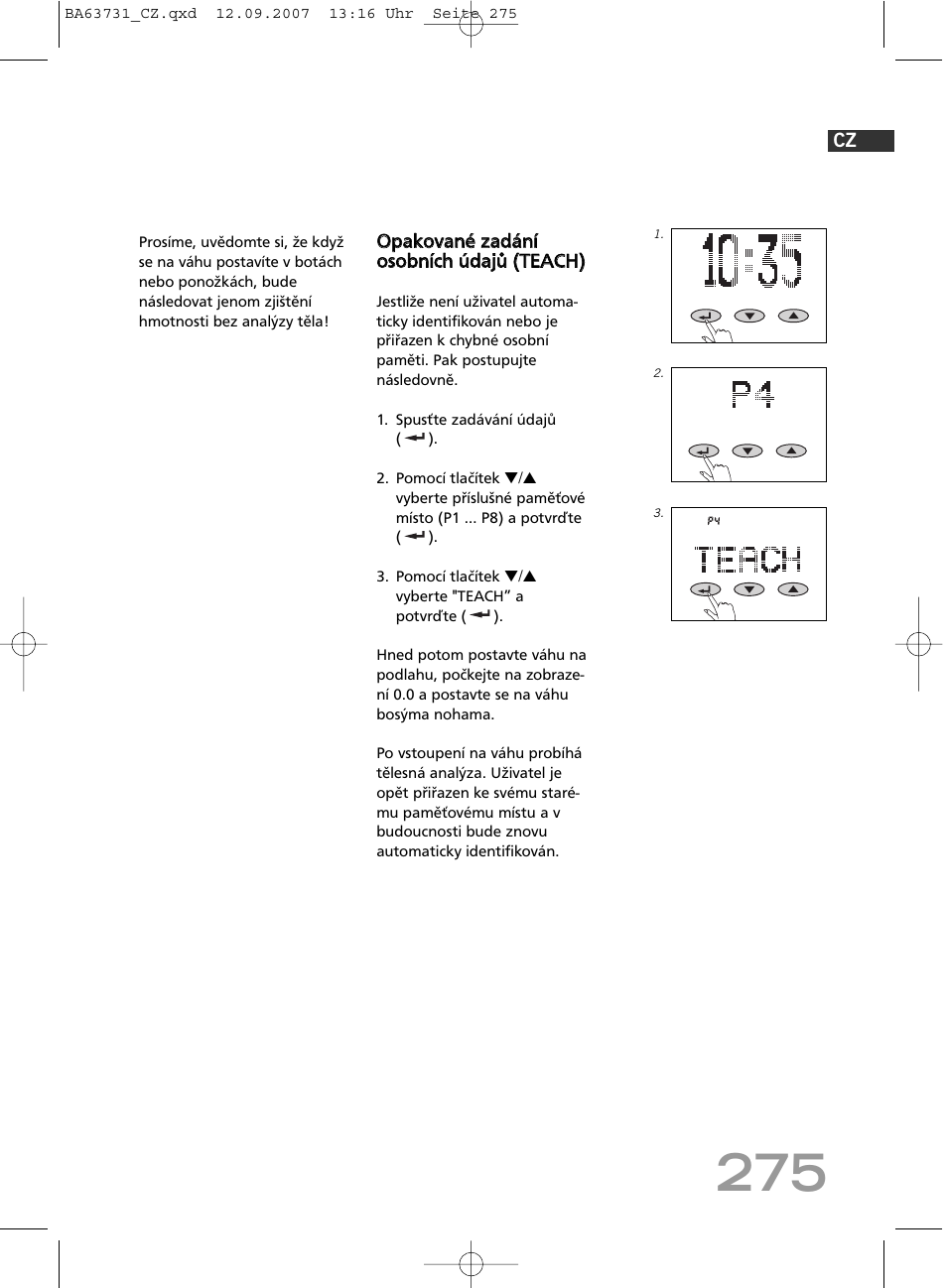 SOEHNLE Body Balance Slim Design FT 5 User Manual | Page 275 / 400