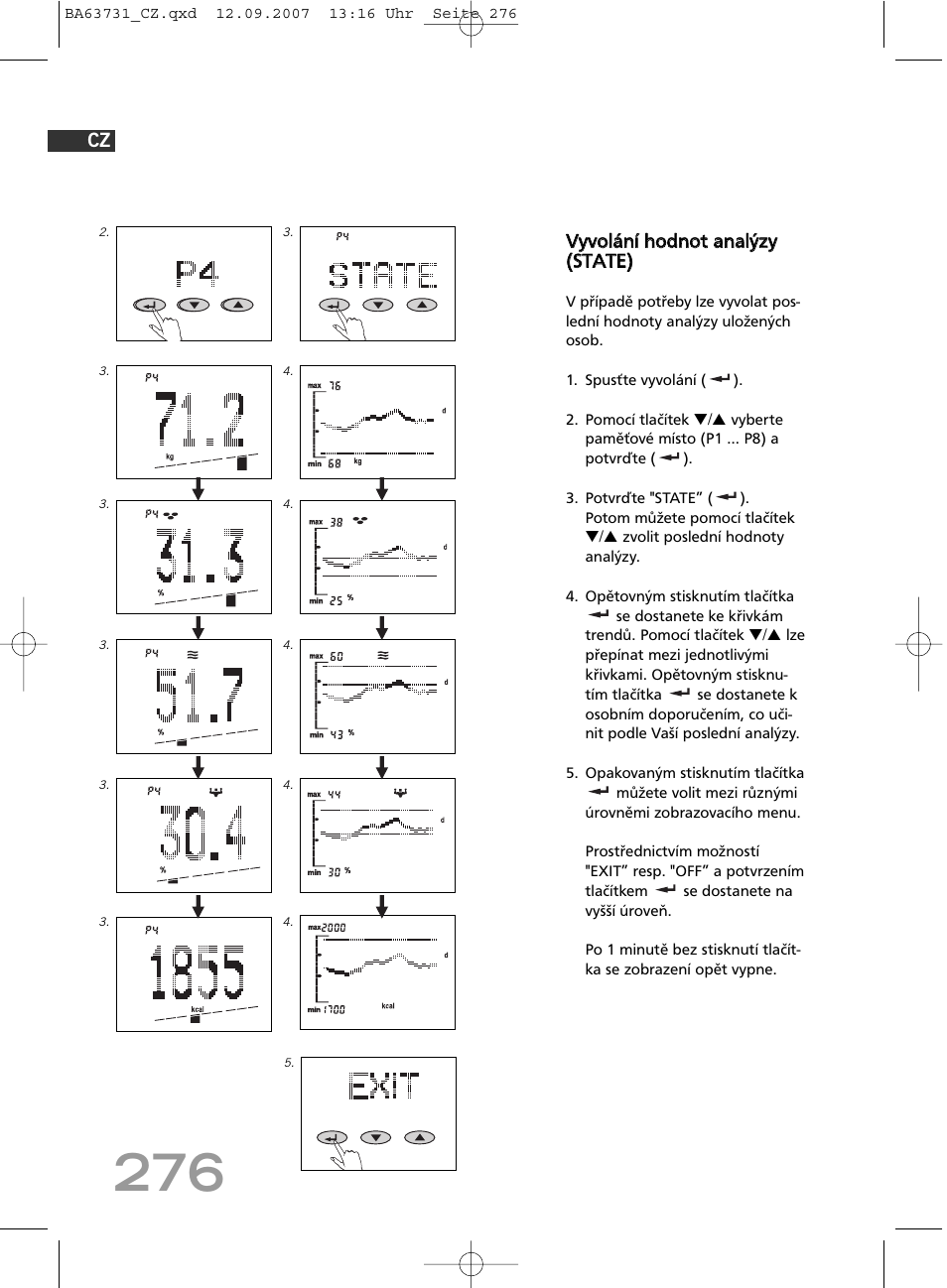 SOEHNLE Body Balance Slim Design FT 5 User Manual | Page 276 / 400