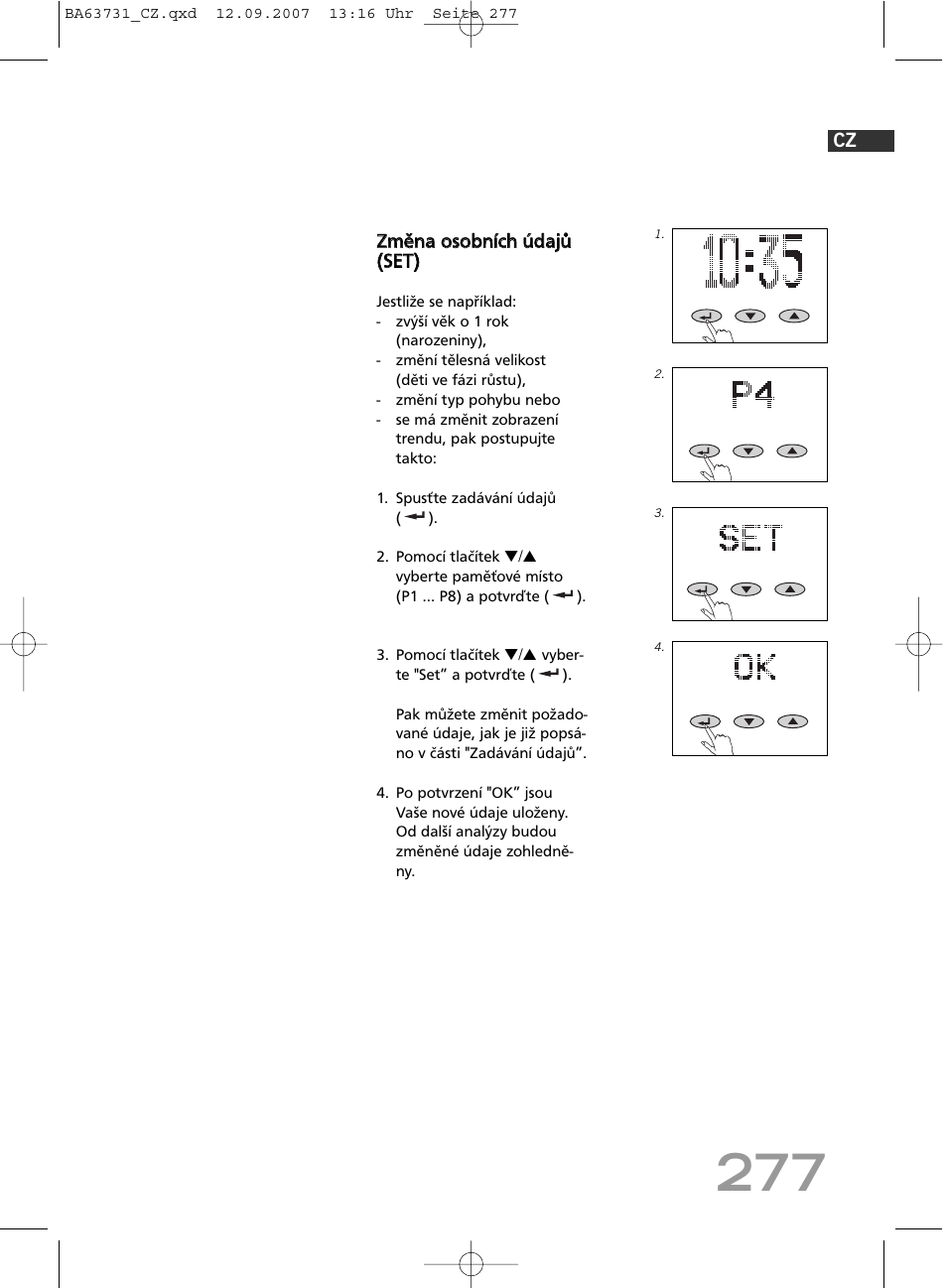 SOEHNLE Body Balance Slim Design FT 5 User Manual | Page 277 / 400