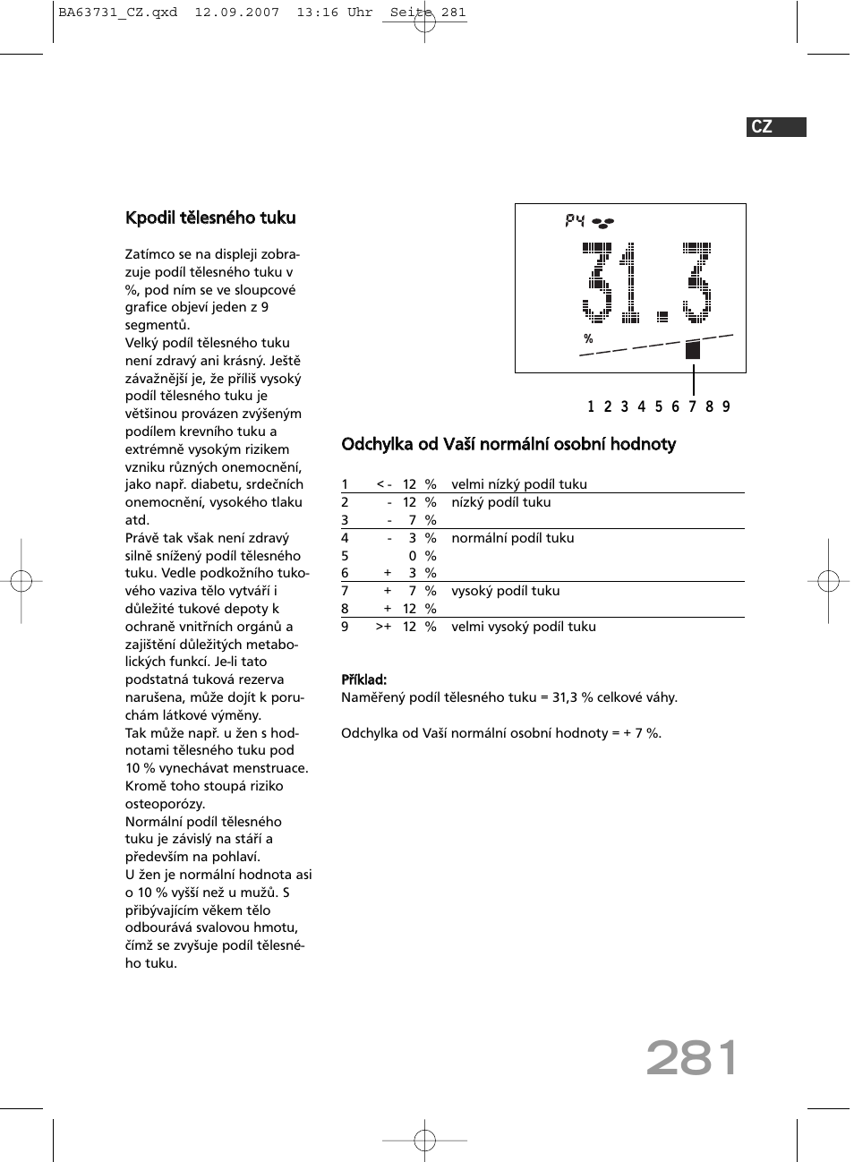 SOEHNLE Body Balance Slim Design FT 5 User Manual | Page 281 / 400