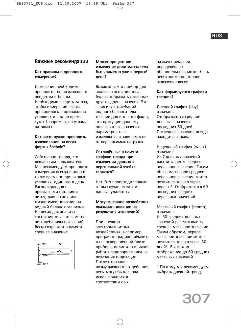 SOEHNLE Body Balance Slim Design FT 5 User Manual | Page 307 / 400