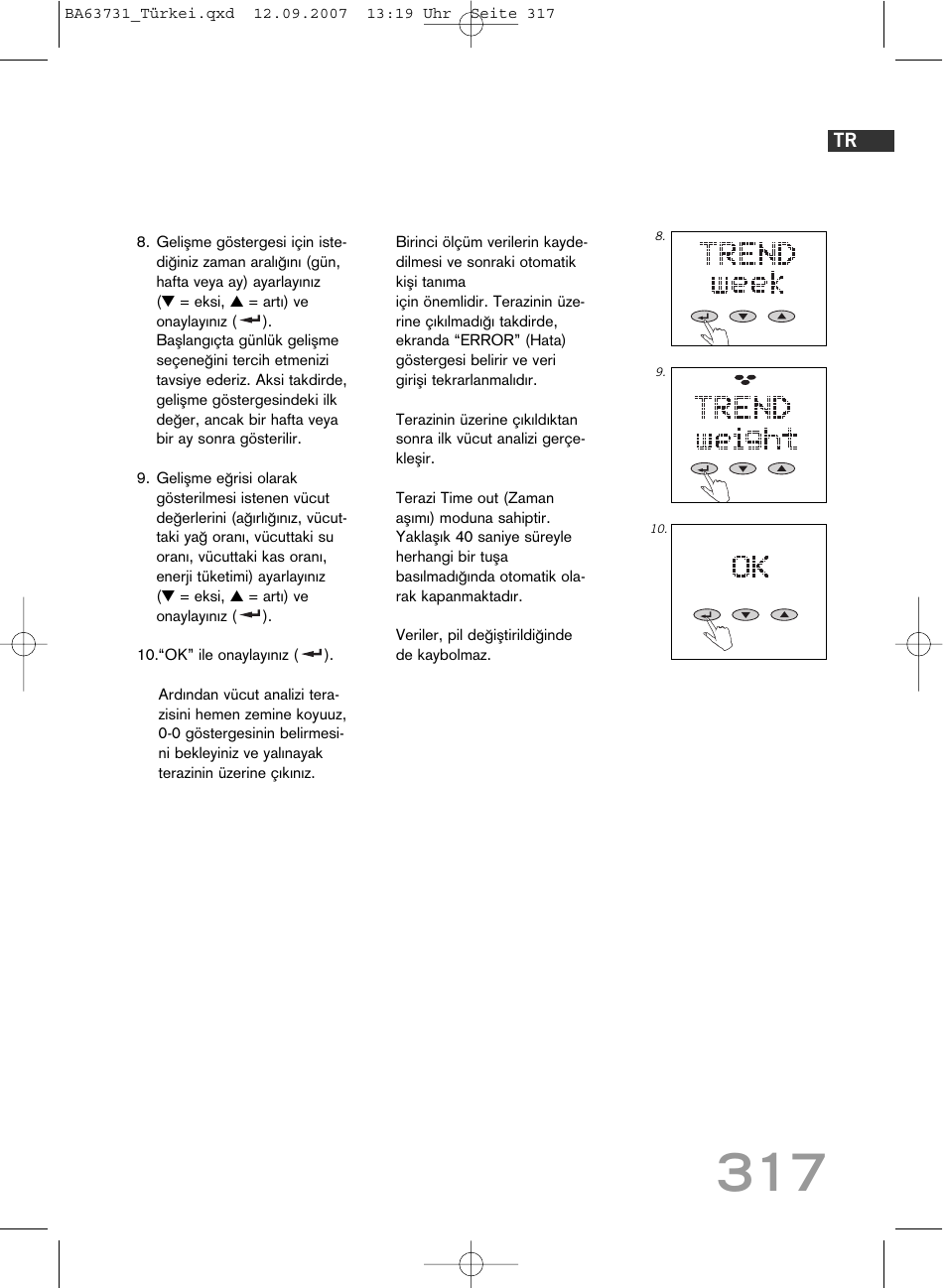 SOEHNLE Body Balance Slim Design FT 5 User Manual | Page 317 / 400