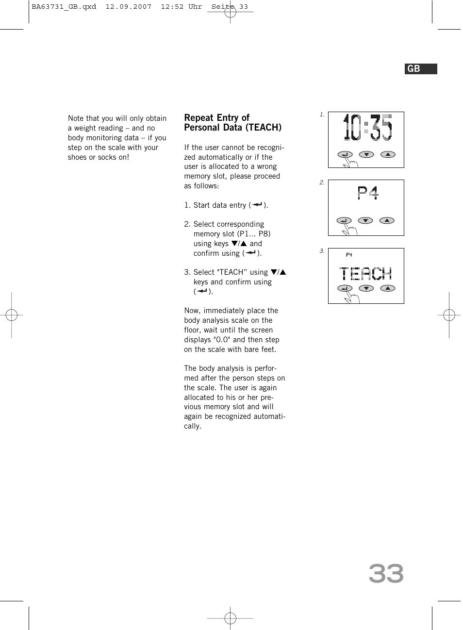 SOEHNLE Body Balance Slim Design FT 5 User Manual | Page 33 / 400