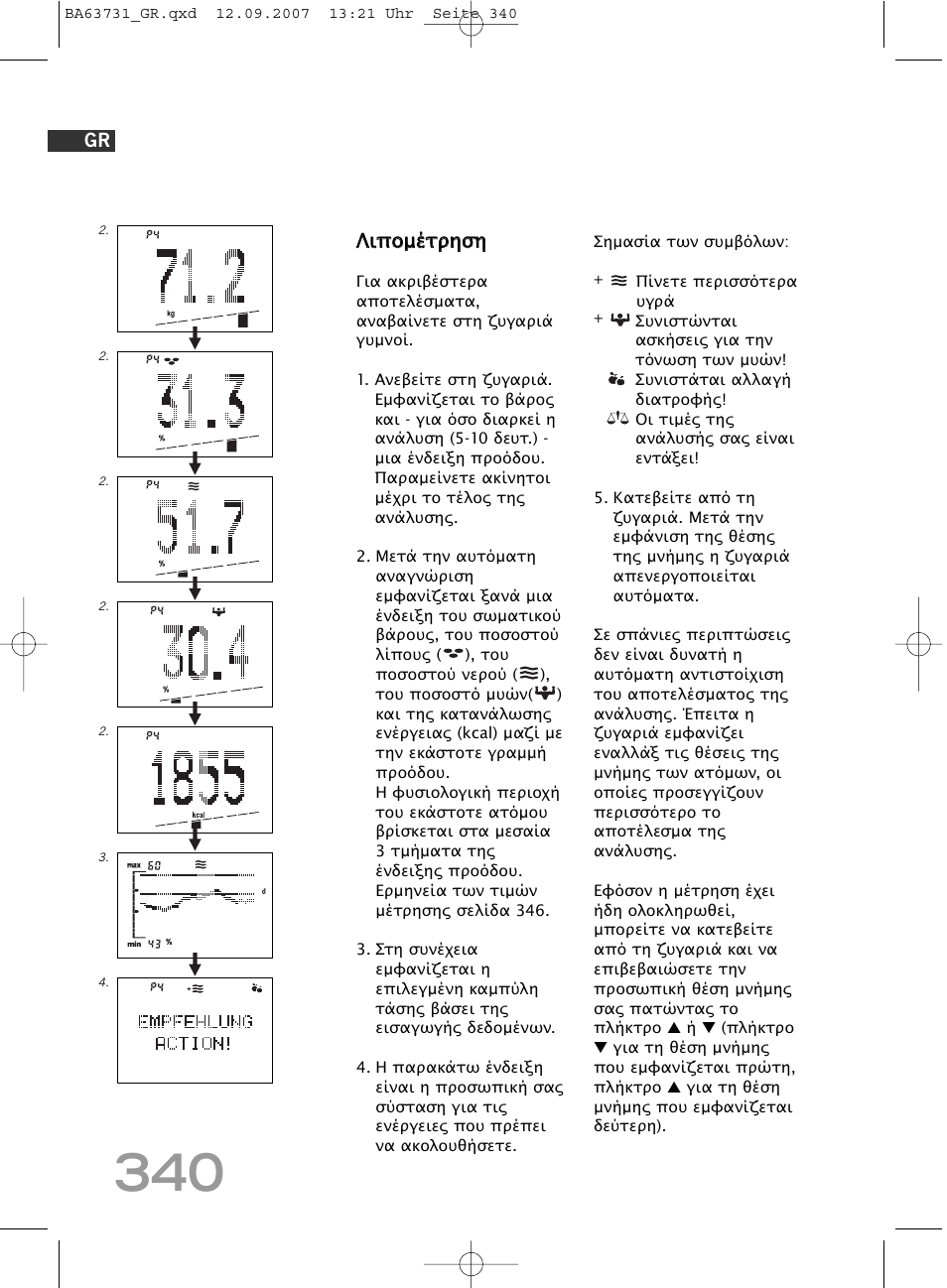 SOEHNLE Body Balance Slim Design FT 5 User Manual | Page 340 / 400