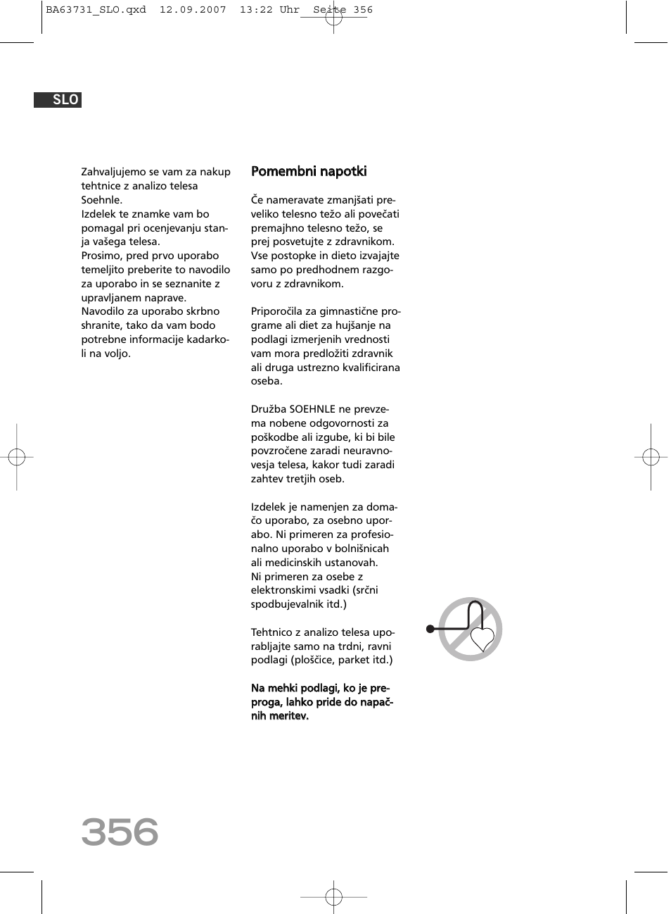 SOEHNLE Body Balance Slim Design FT 5 User Manual | Page 356 / 400