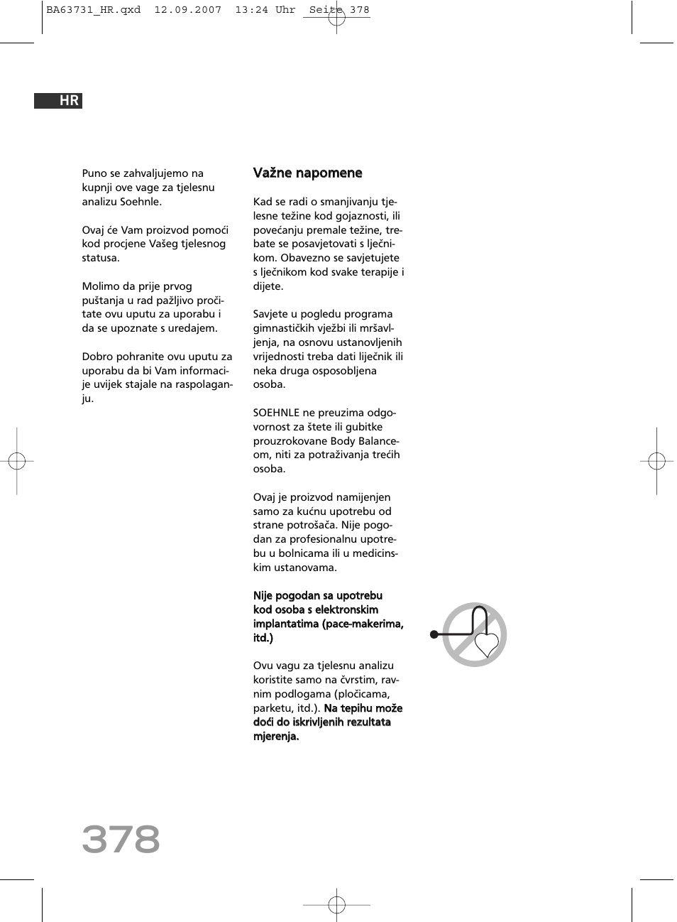 SOEHNLE Body Balance Slim Design FT 5 User Manual | Page 378 / 400