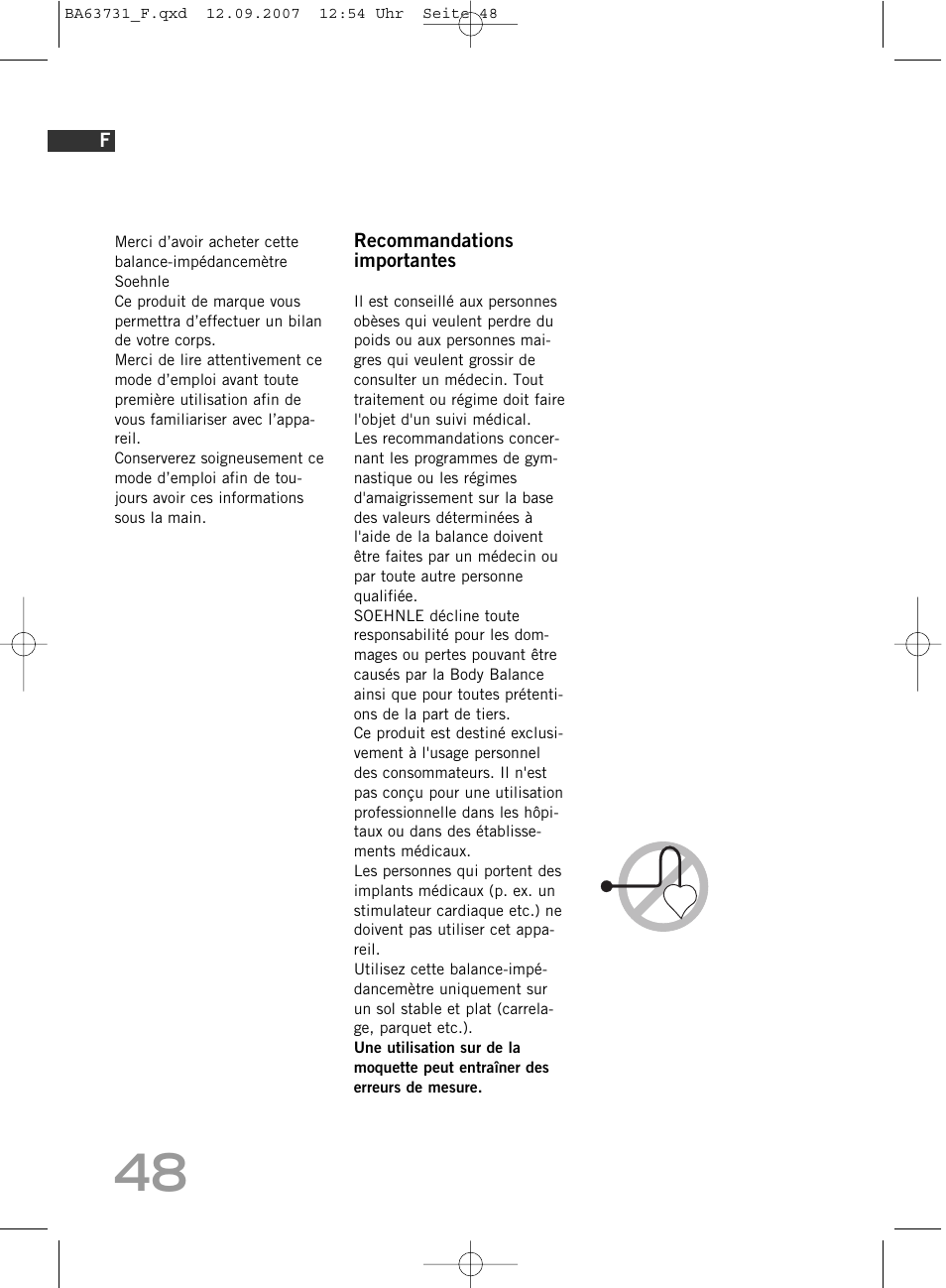 SOEHNLE Body Balance Slim Design FT 5 User Manual | Page 48 / 400
