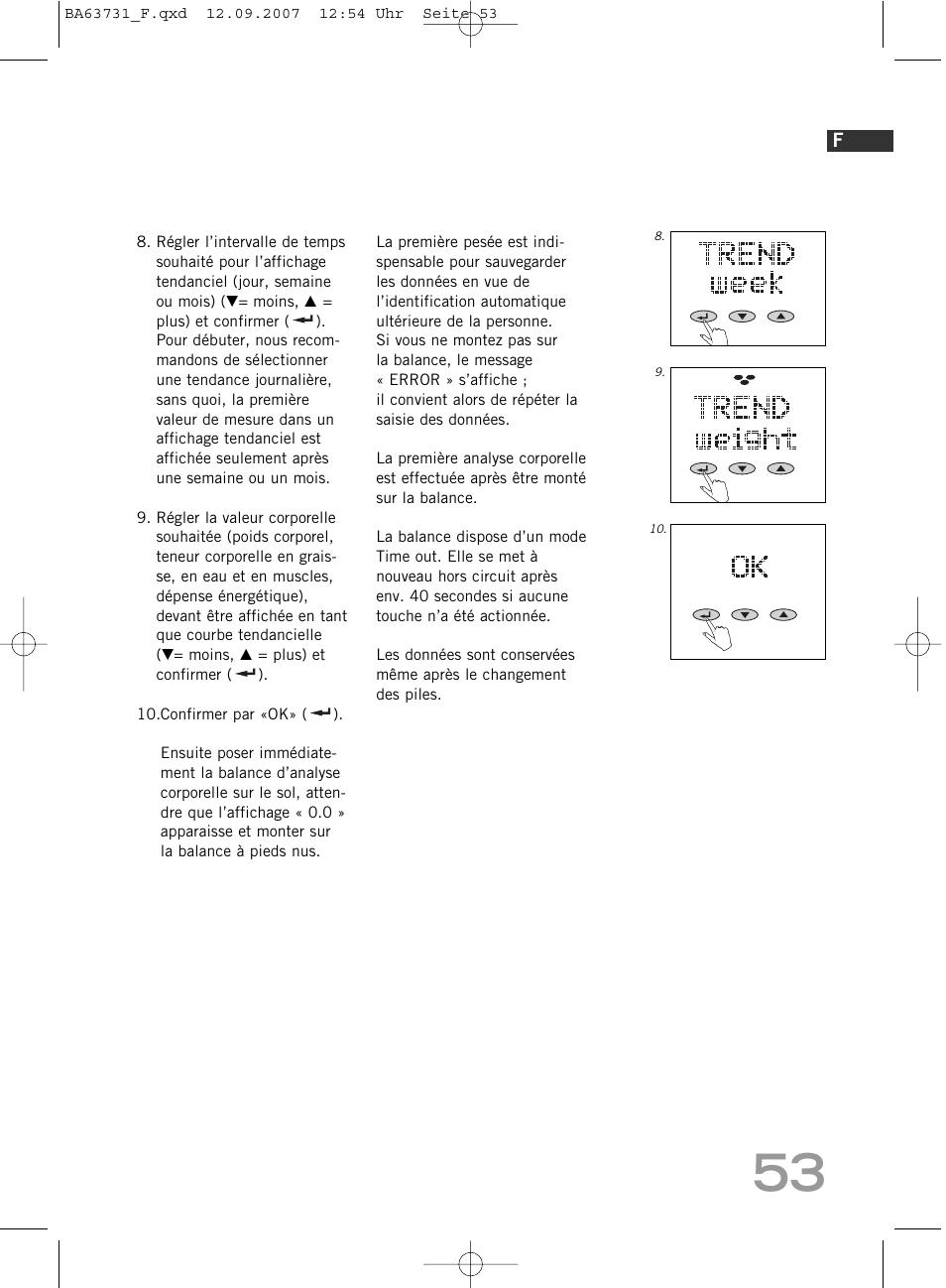 SOEHNLE Body Balance Slim Design FT 5 User Manual | Page 53 / 400