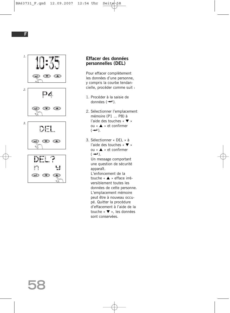 SOEHNLE Body Balance Slim Design FT 5 User Manual | Page 58 / 400