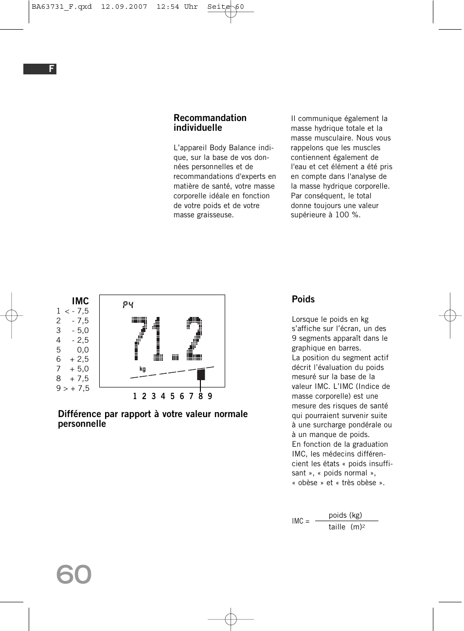SOEHNLE Body Balance Slim Design FT 5 User Manual | Page 60 / 400