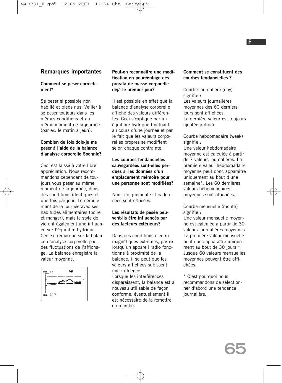 SOEHNLE Body Balance Slim Design FT 5 User Manual | Page 65 / 400