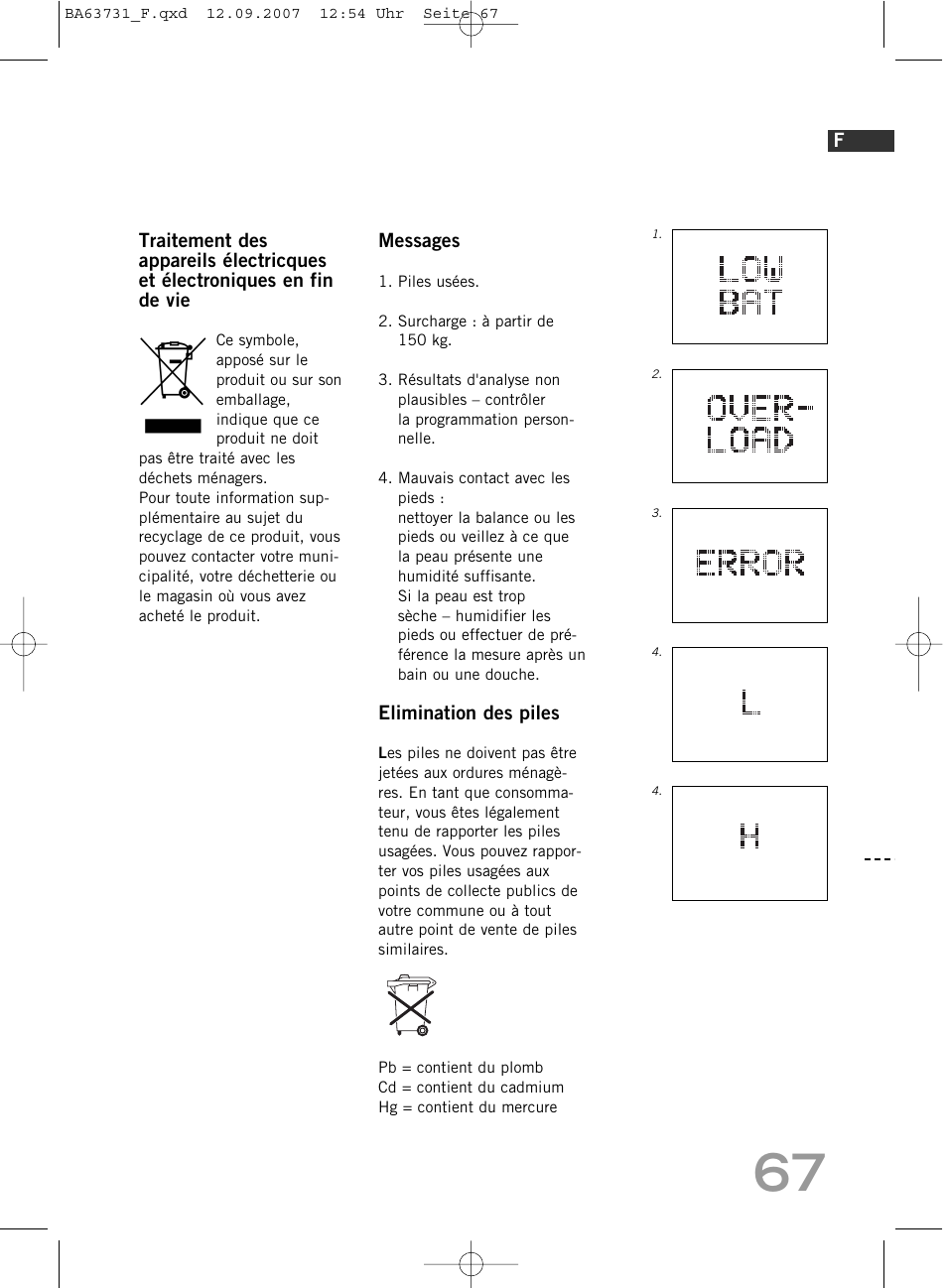 SOEHNLE Body Balance Slim Design FT 5 User Manual | Page 67 / 400