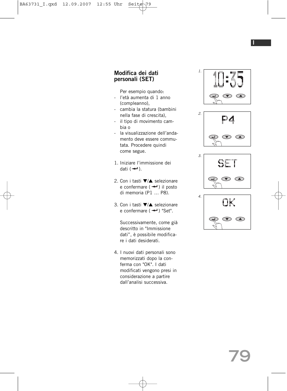 SOEHNLE Body Balance Slim Design FT 5 User Manual | Page 79 / 400