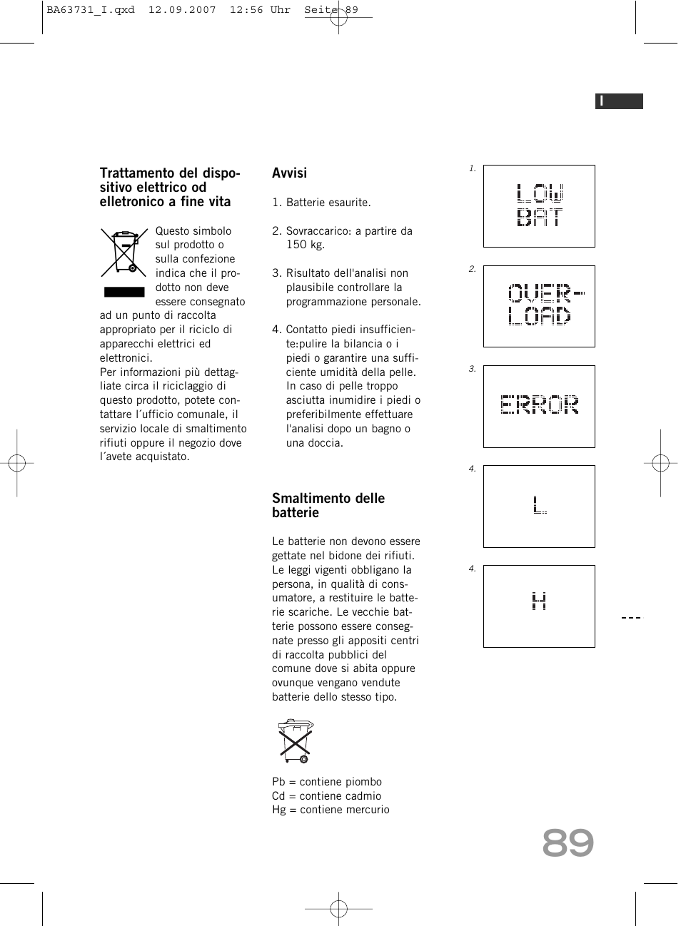 SOEHNLE Body Balance Slim Design FT 5 User Manual | Page 89 / 400
