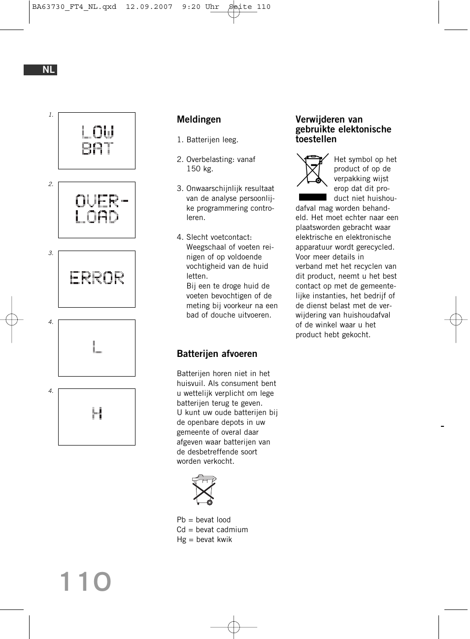 SOEHNLE Body Balance Slim Design FT4 User Manual | Page 110 / 400