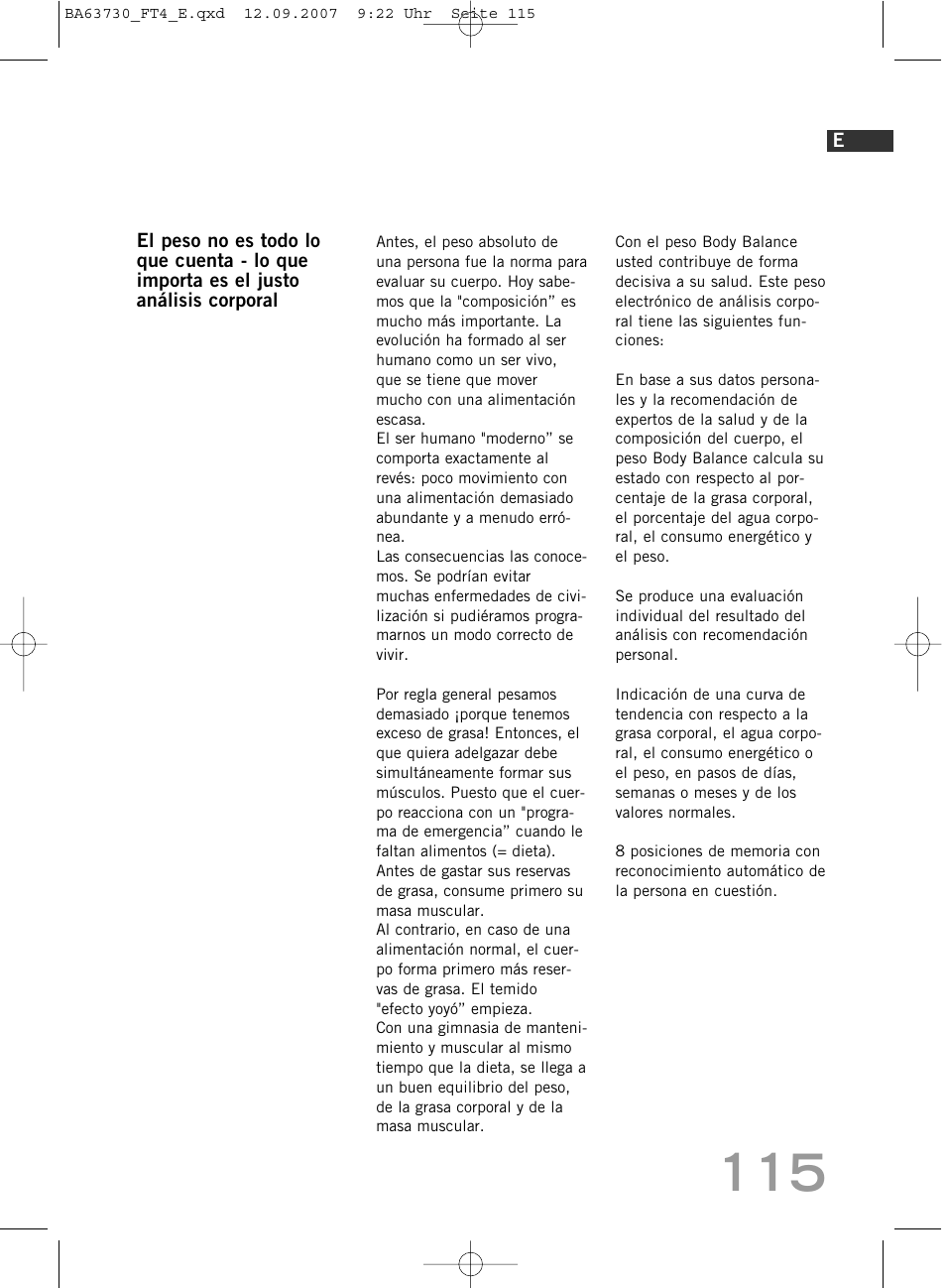 SOEHNLE Body Balance Slim Design FT4 User Manual | Page 115 / 400