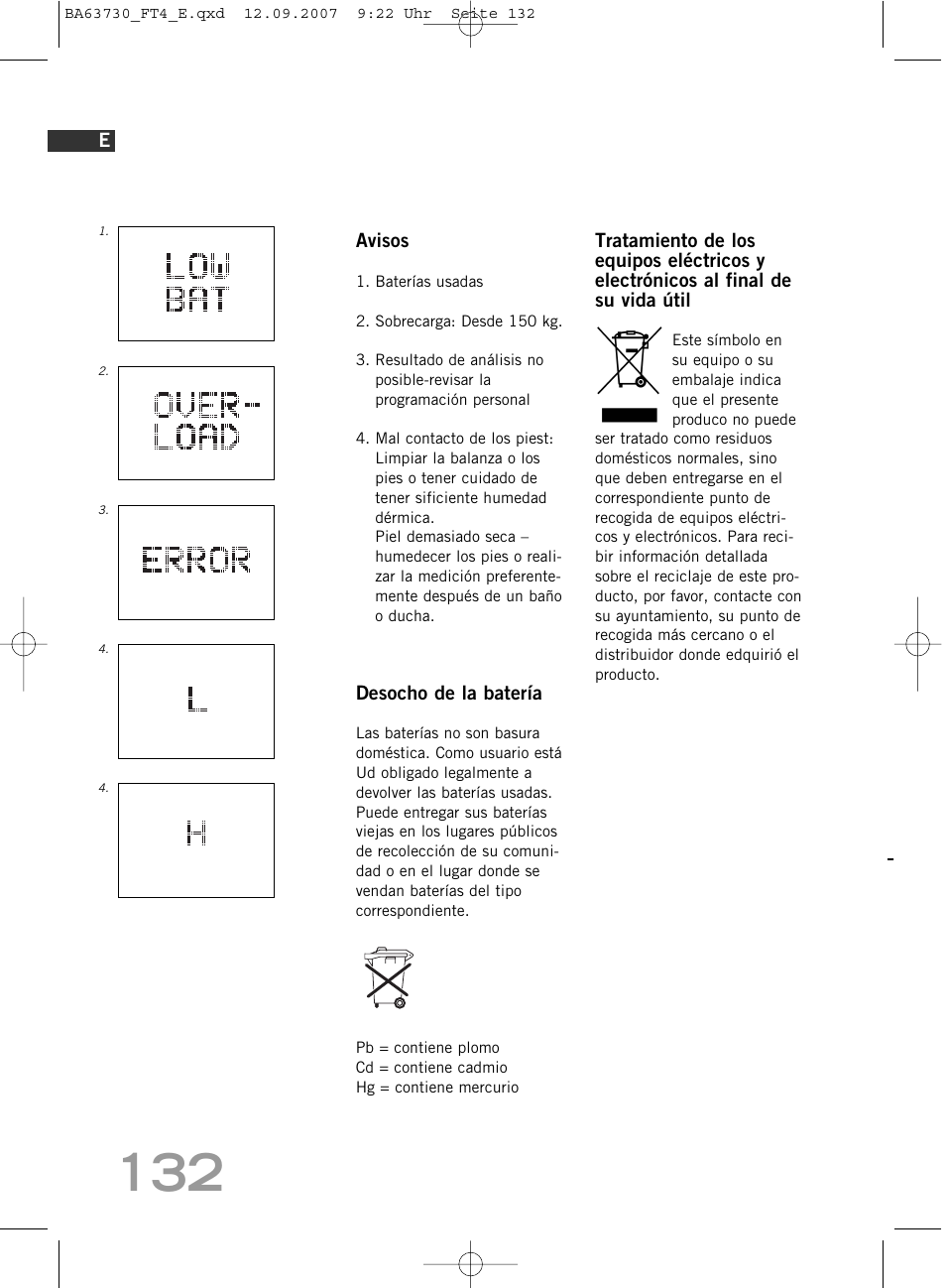 SOEHNLE Body Balance Slim Design FT4 User Manual | Page 132 / 400