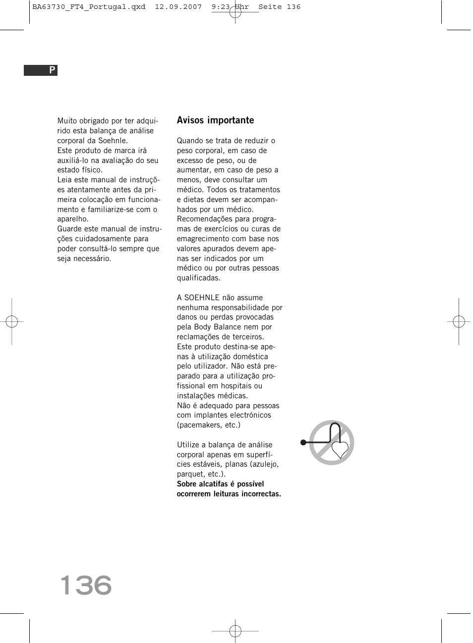 SOEHNLE Body Balance Slim Design FT4 User Manual | Page 136 / 400