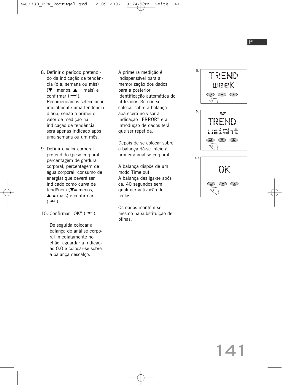 SOEHNLE Body Balance Slim Design FT4 User Manual | Page 141 / 400