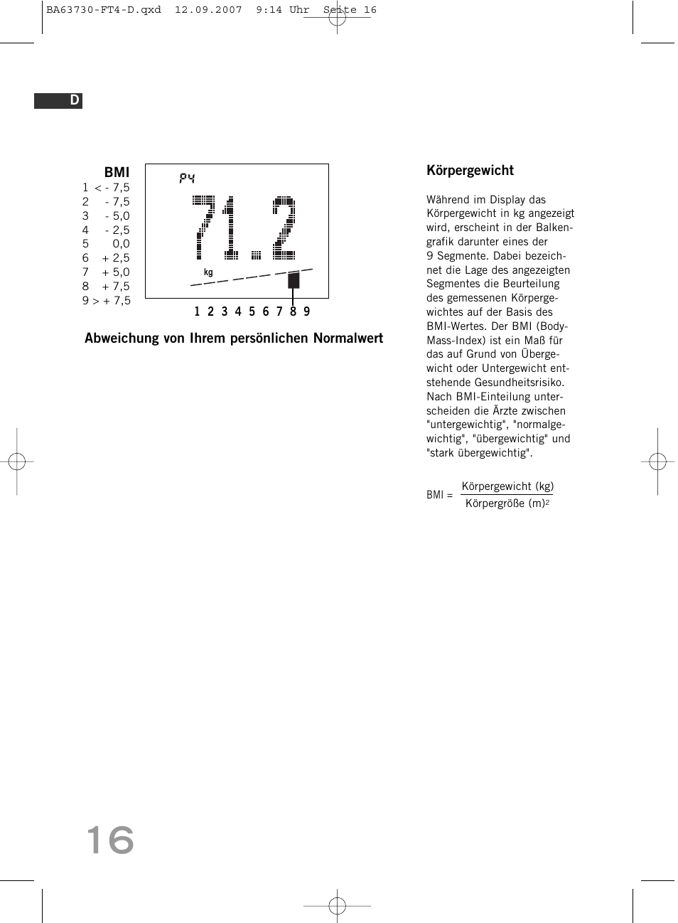 SOEHNLE Body Balance Slim Design FT4 User Manual | Page 16 / 400