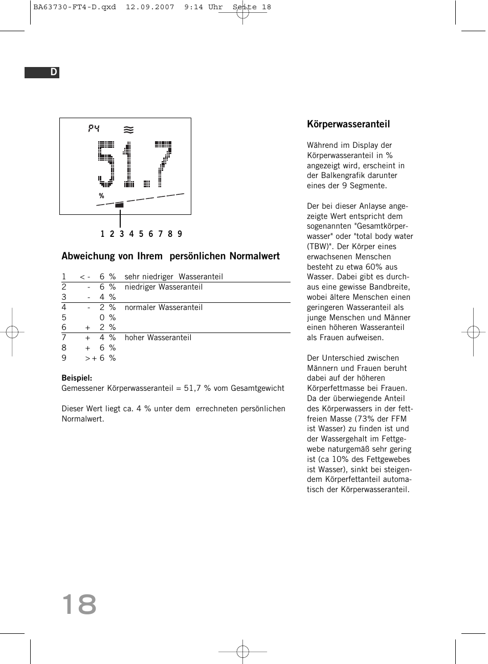 SOEHNLE Body Balance Slim Design FT4 User Manual | Page 18 / 400