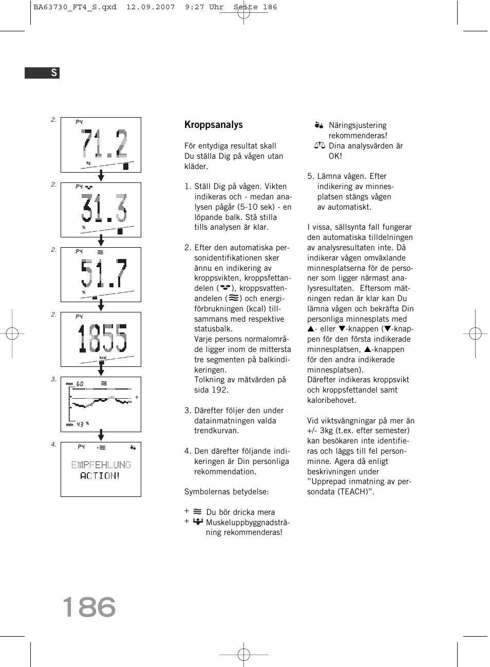 SOEHNLE Body Balance Slim Design FT4 User Manual | Page 186 / 400