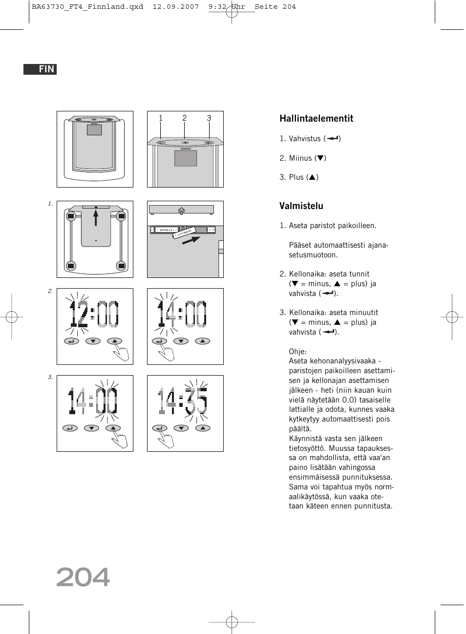 SOEHNLE Body Balance Slim Design FT4 User Manual | Page 204 / 400