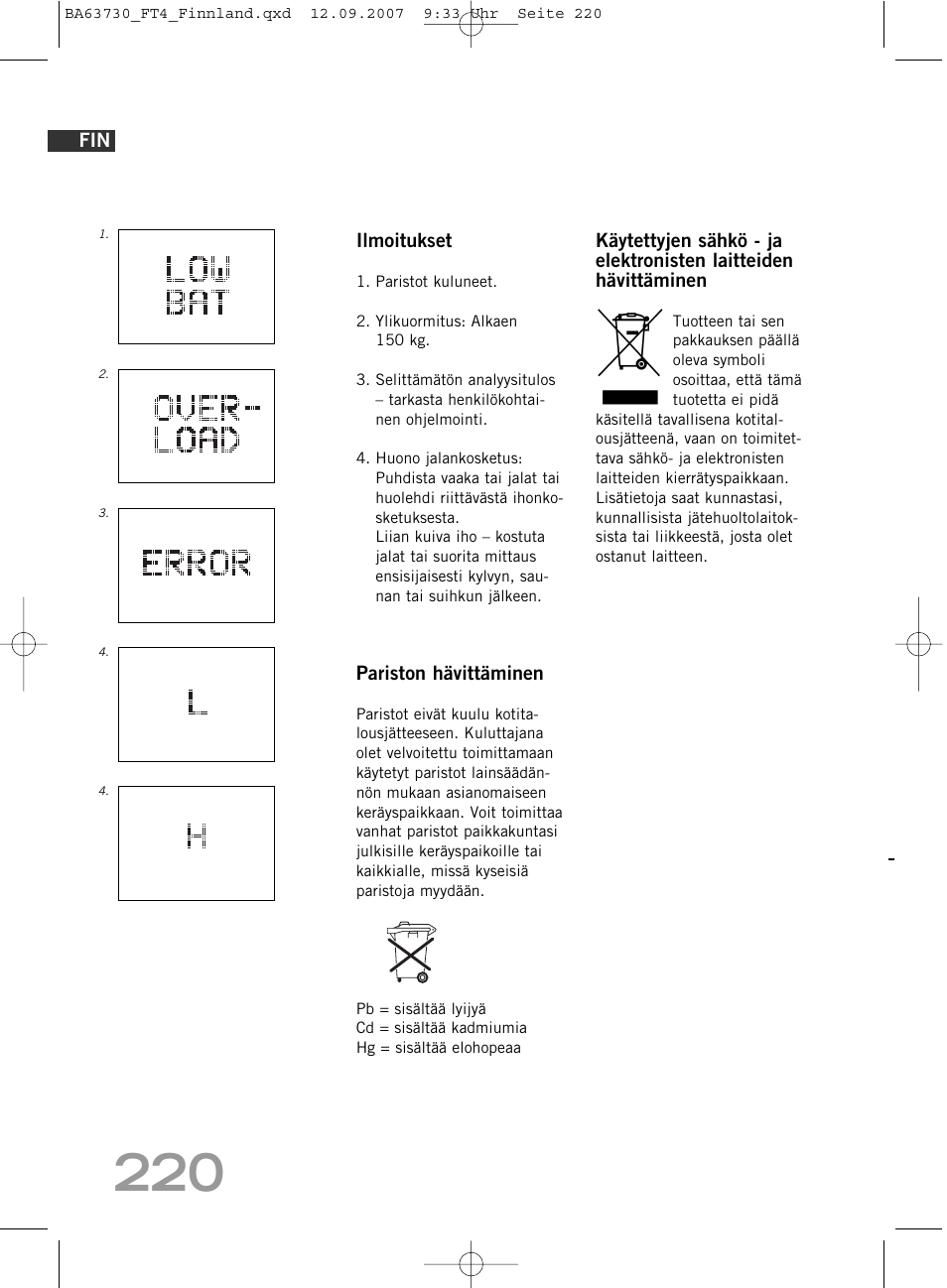 SOEHNLE Body Balance Slim Design FT4 User Manual | Page 220 / 400