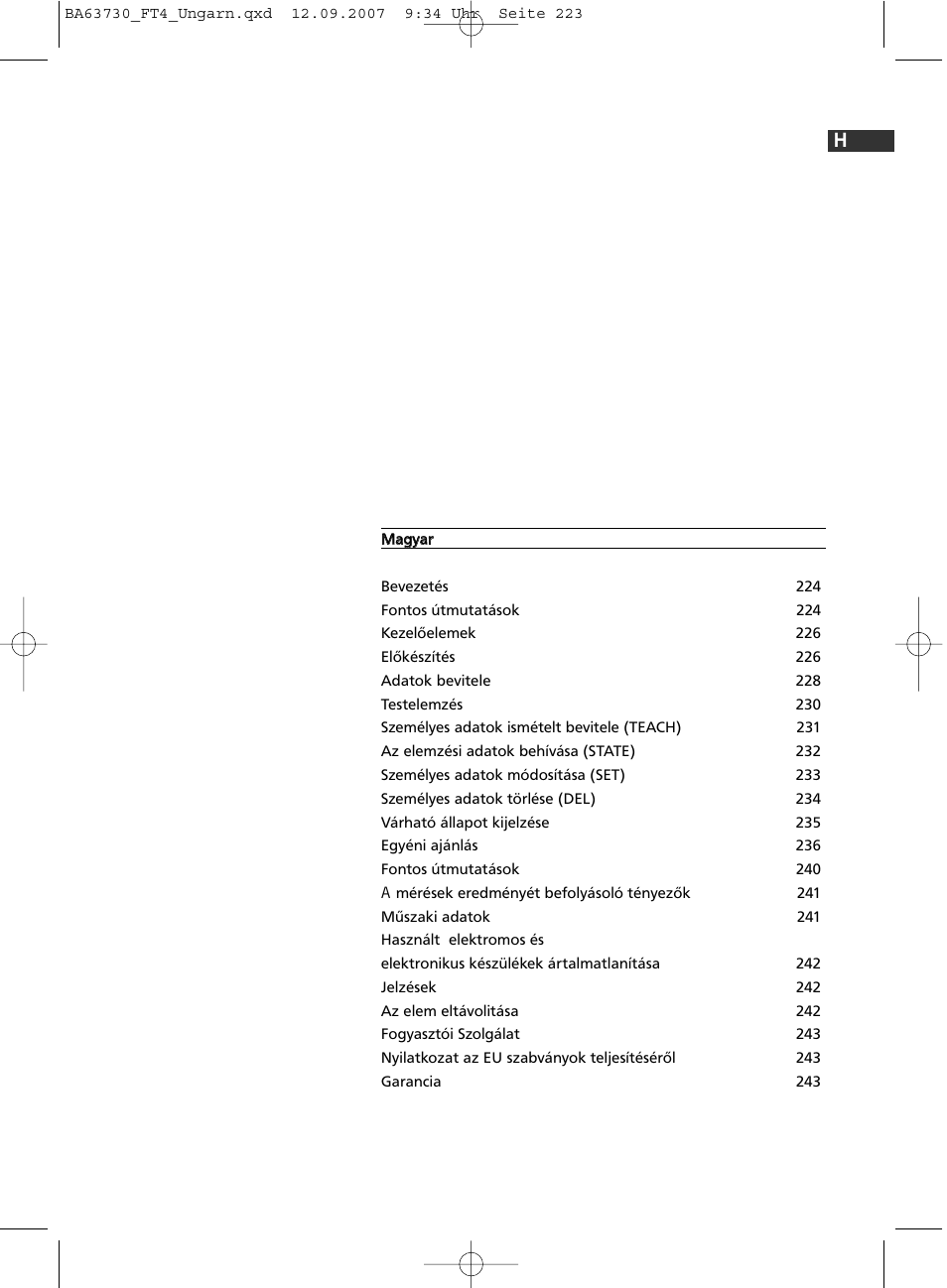 SOEHNLE Body Balance Slim Design FT4 User Manual | Page 223 / 400