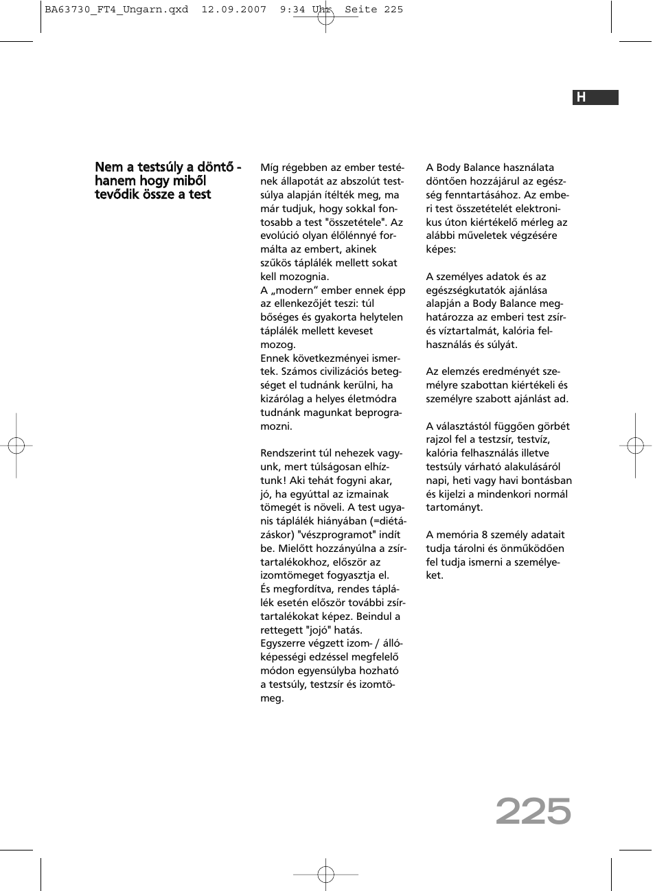 SOEHNLE Body Balance Slim Design FT4 User Manual | Page 225 / 400