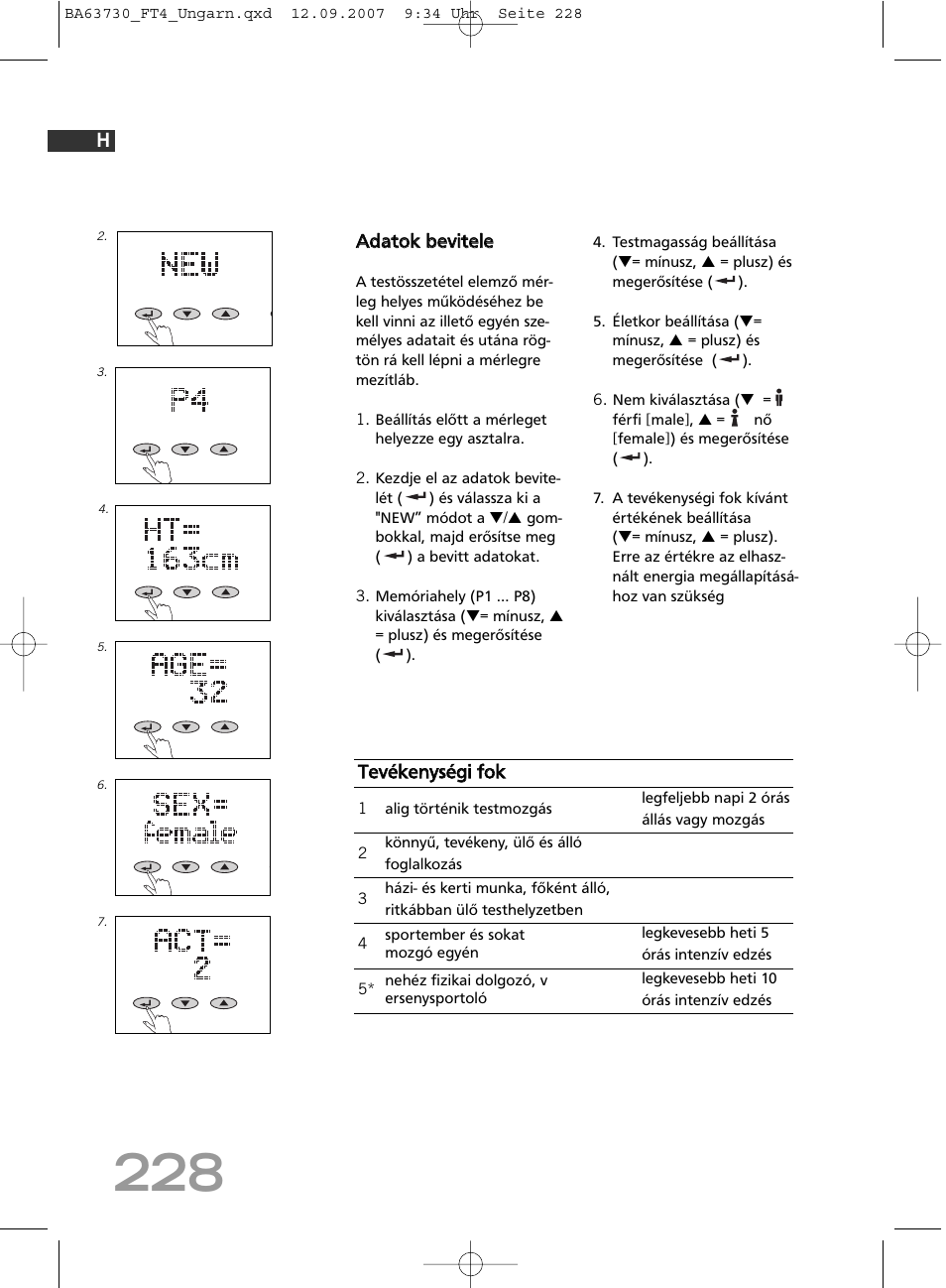 SOEHNLE Body Balance Slim Design FT4 User Manual | Page 228 / 400