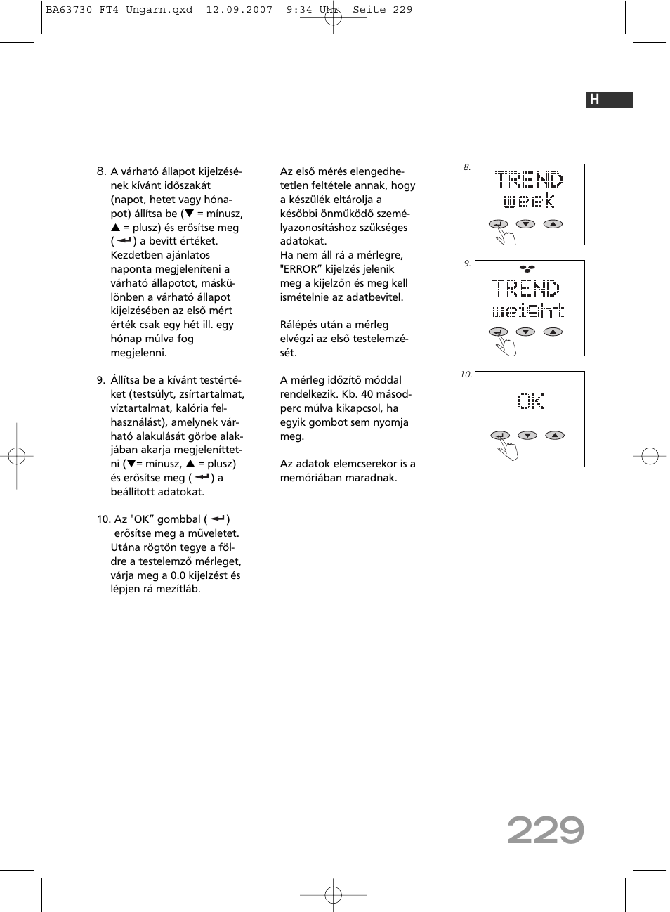 SOEHNLE Body Balance Slim Design FT4 User Manual | Page 229 / 400