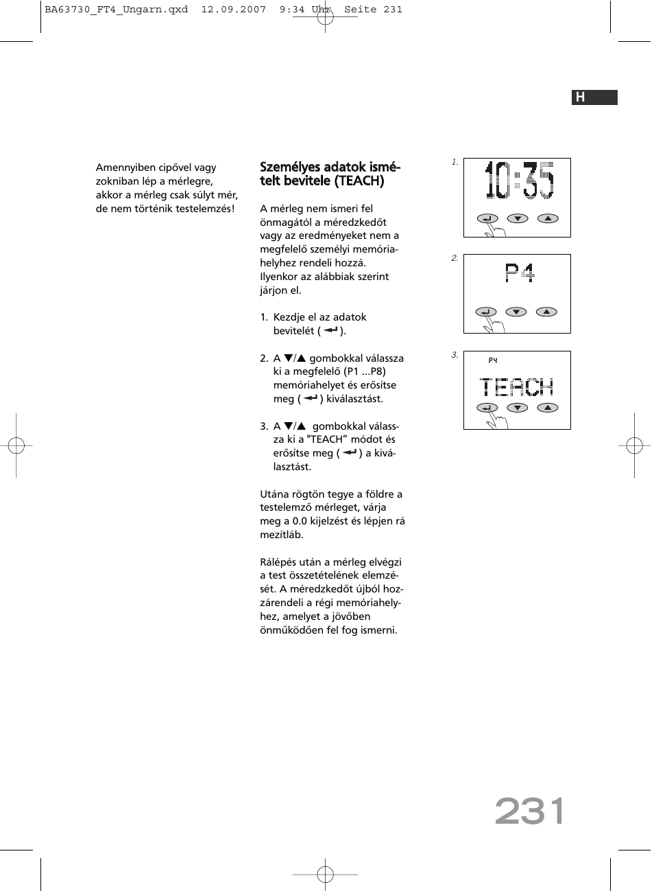 SOEHNLE Body Balance Slim Design FT4 User Manual | Page 231 / 400