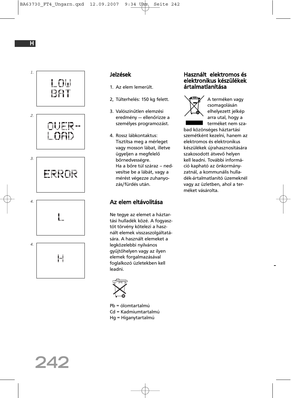 SOEHNLE Body Balance Slim Design FT4 User Manual | Page 242 / 400