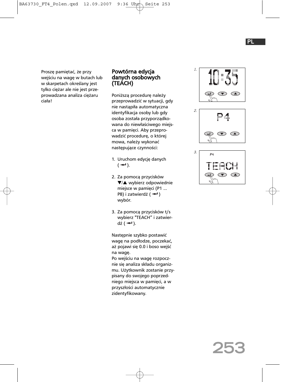 SOEHNLE Body Balance Slim Design FT4 User Manual | Page 253 / 400