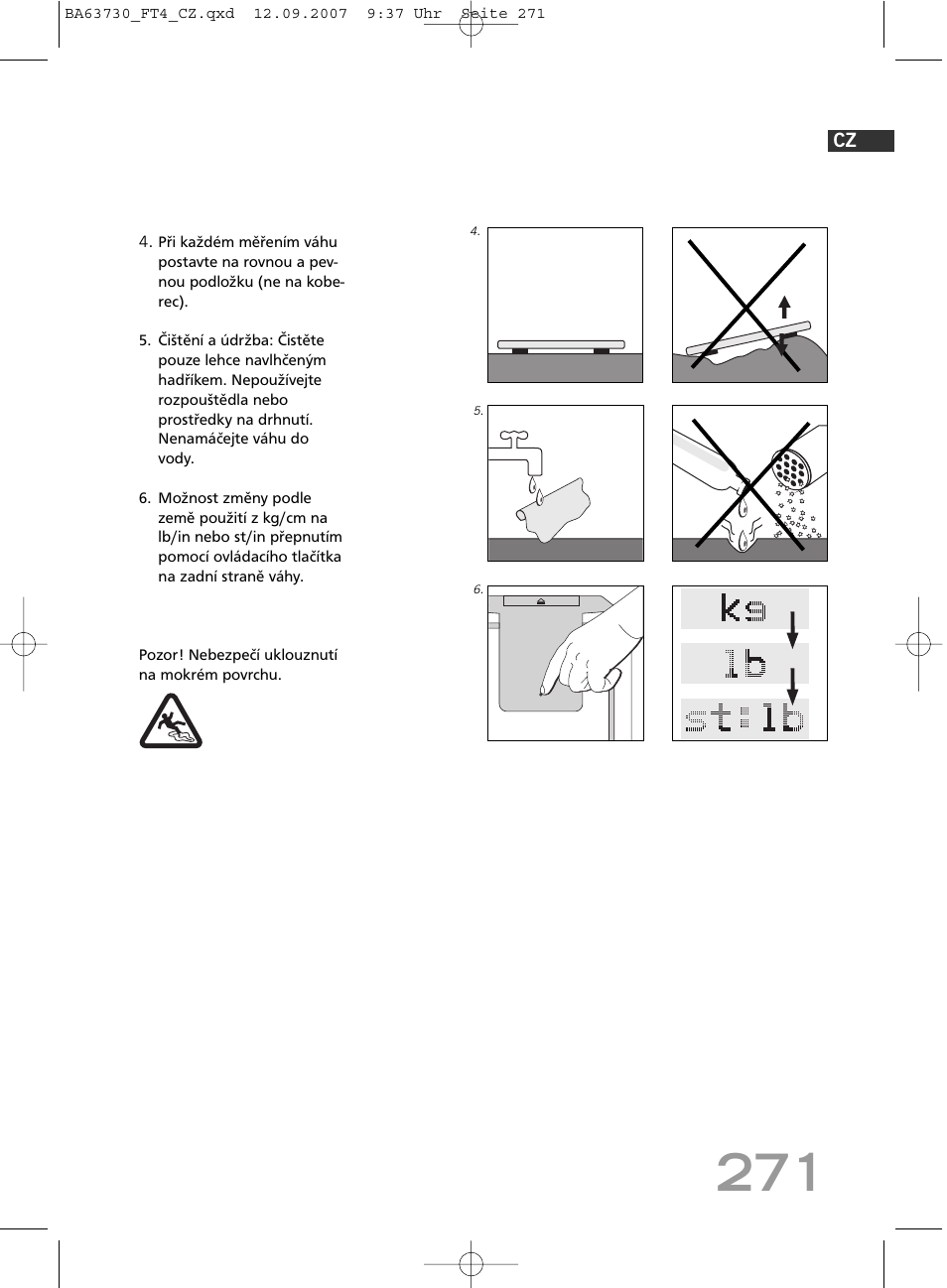 SOEHNLE Body Balance Slim Design FT4 User Manual | Page 271 / 400