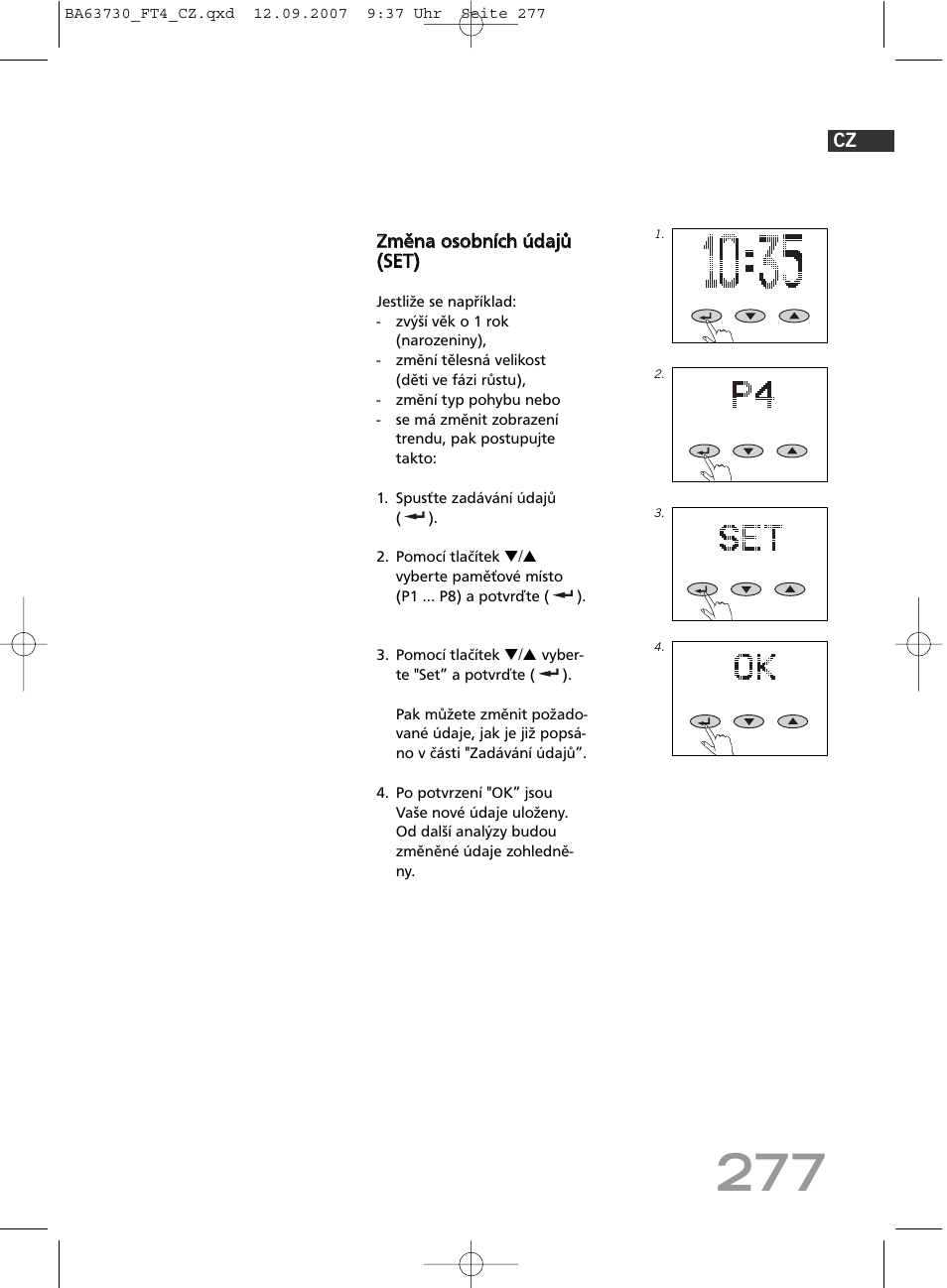 SOEHNLE Body Balance Slim Design FT4 User Manual | Page 277 / 400