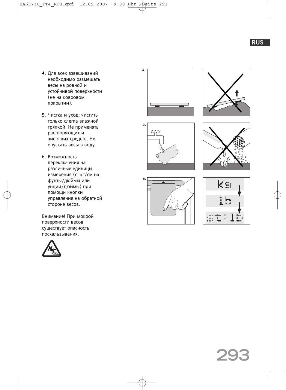 SOEHNLE Body Balance Slim Design FT4 User Manual | Page 293 / 400