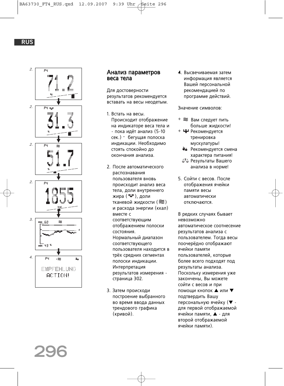 SOEHNLE Body Balance Slim Design FT4 User Manual | Page 296 / 400