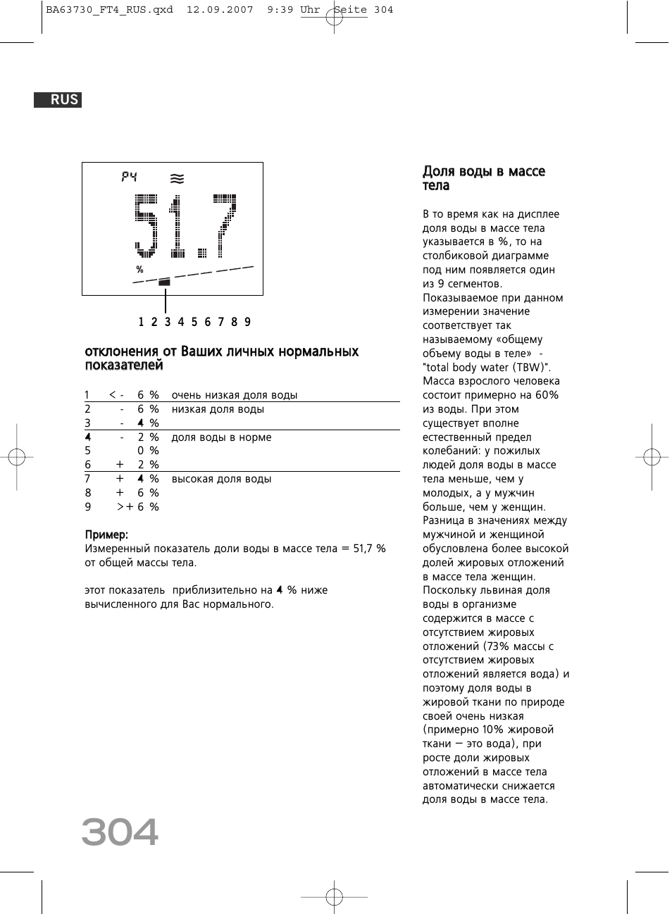 SOEHNLE Body Balance Slim Design FT4 User Manual | Page 304 / 400