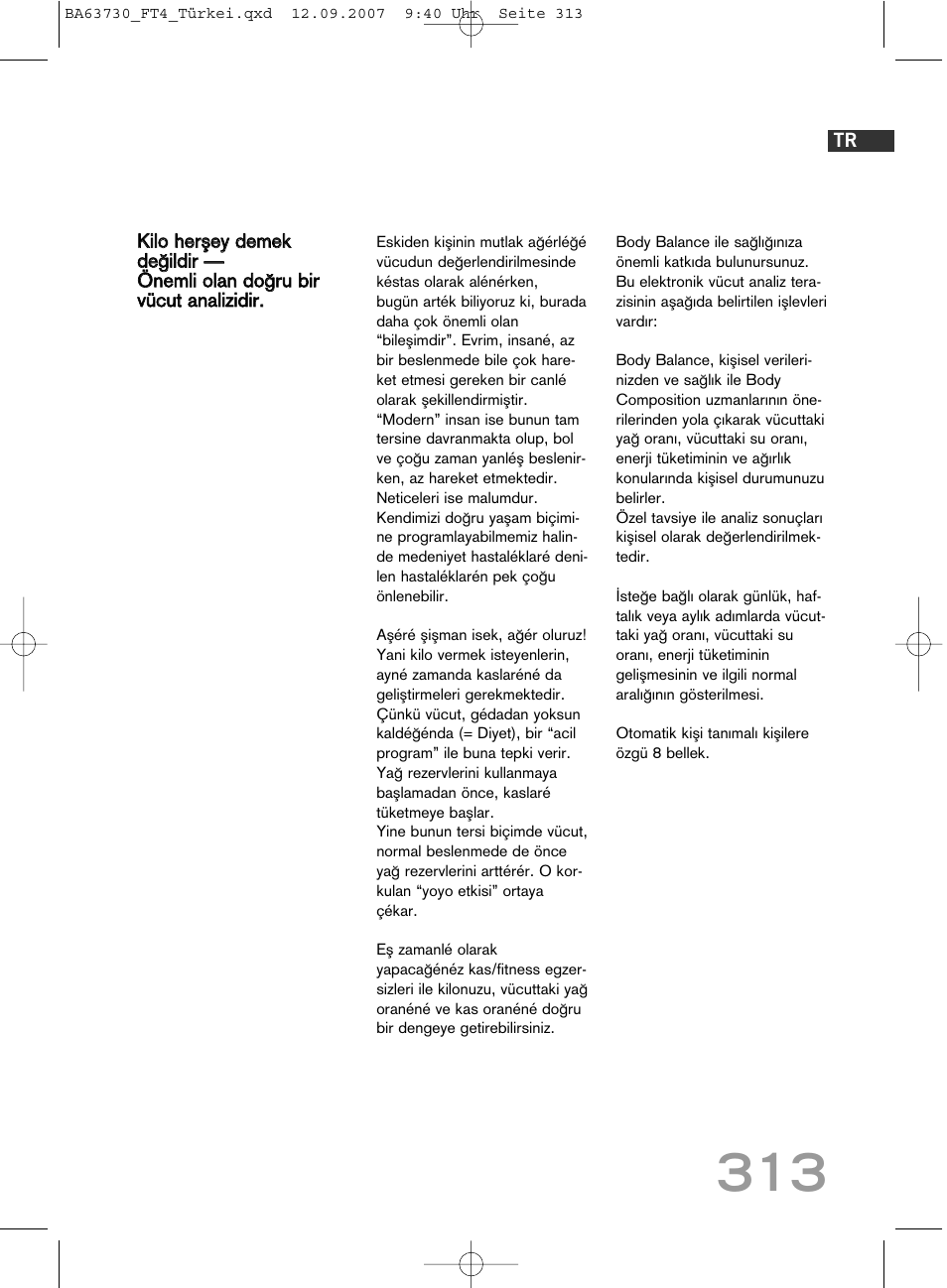 SOEHNLE Body Balance Slim Design FT4 User Manual | Page 313 / 400