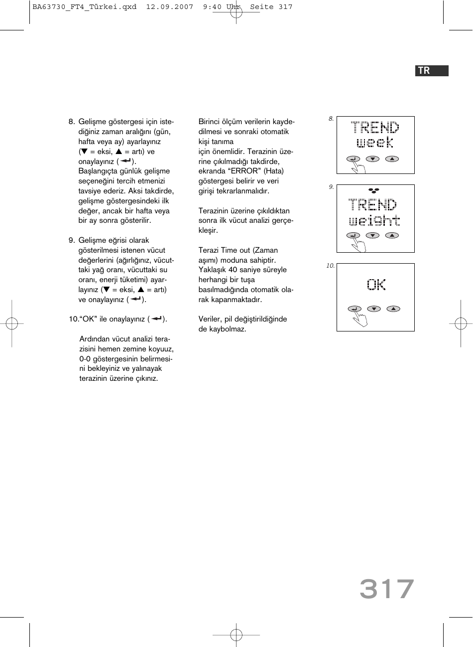 SOEHNLE Body Balance Slim Design FT4 User Manual | Page 317 / 400