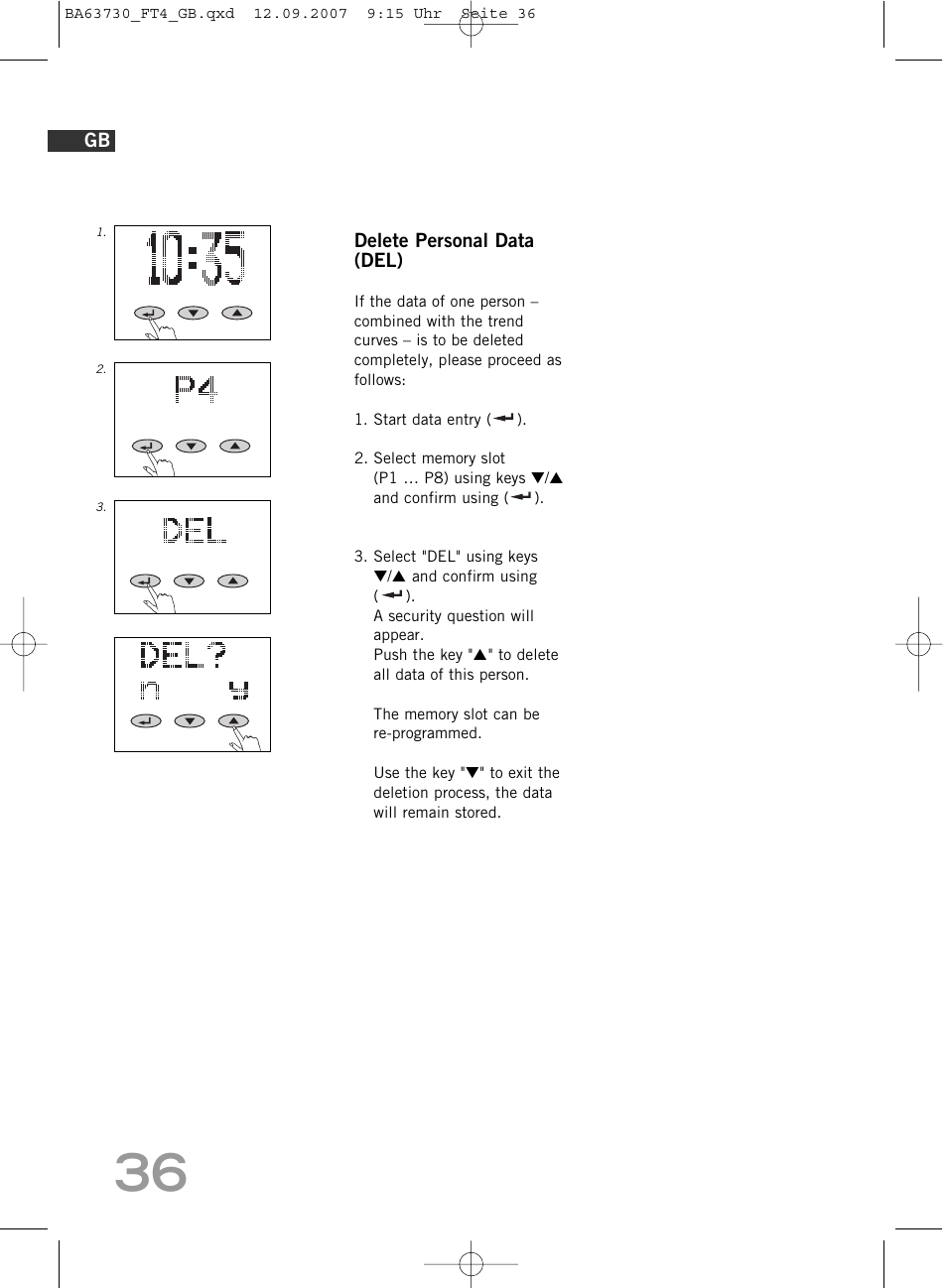 SOEHNLE Body Balance Slim Design FT4 User Manual | Page 36 / 400