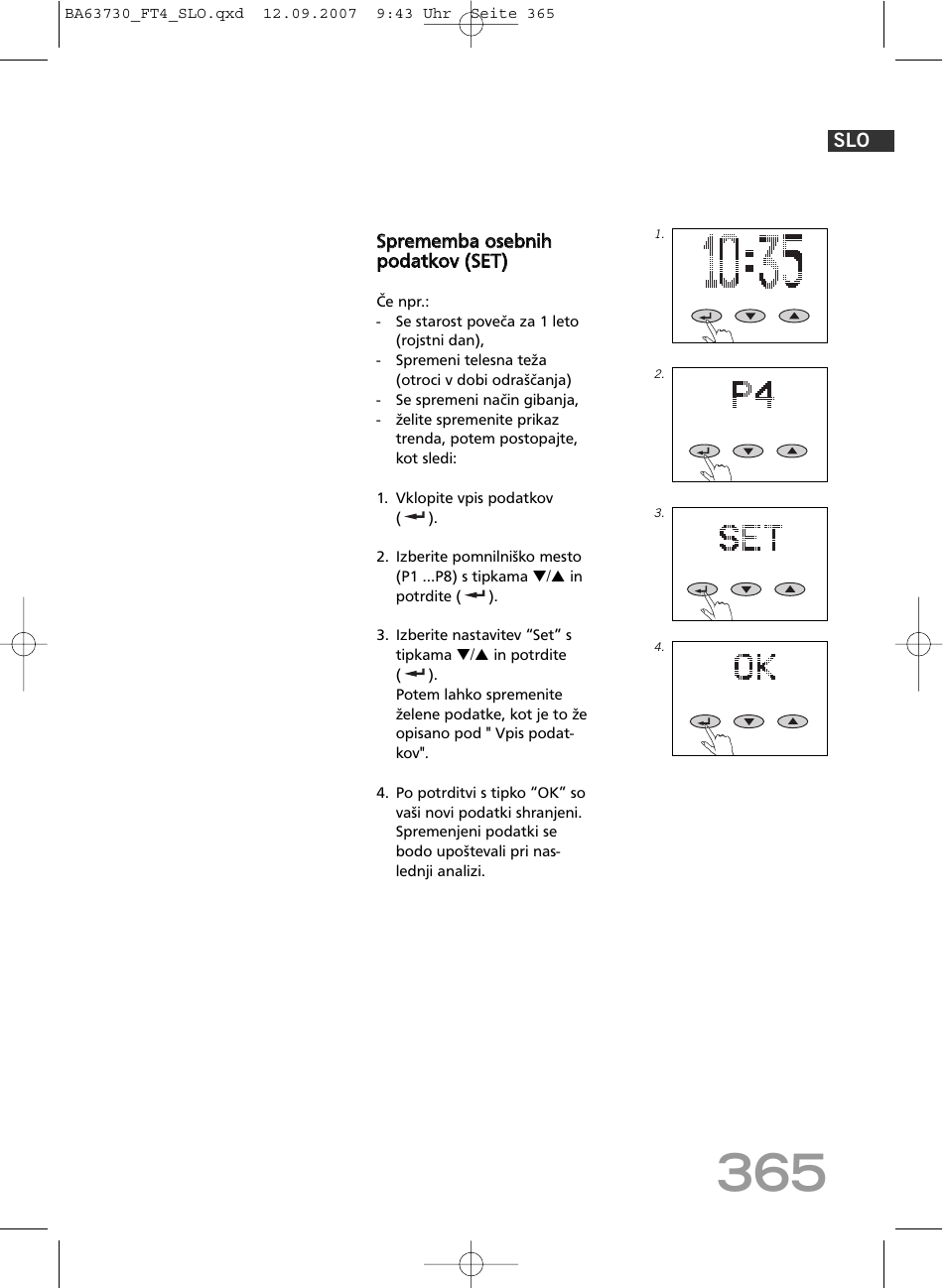 SOEHNLE Body Balance Slim Design FT4 User Manual | Page 365 / 400