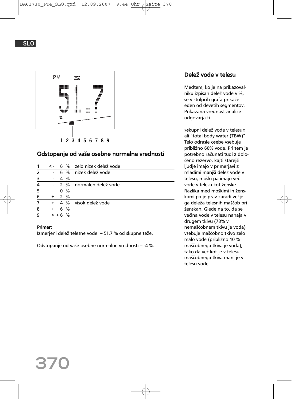 SOEHNLE Body Balance Slim Design FT4 User Manual | Page 370 / 400