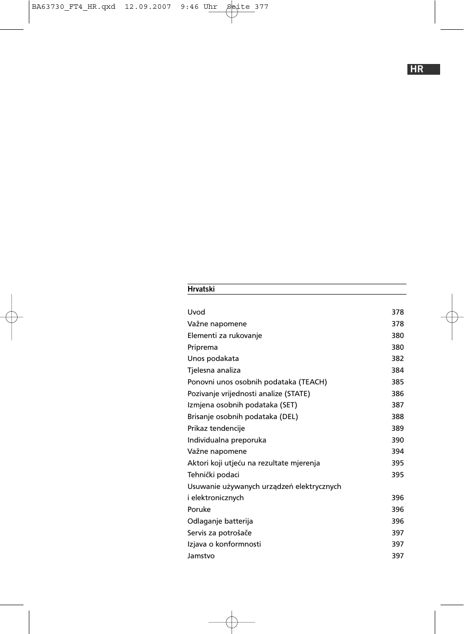 SOEHNLE Body Balance Slim Design FT4 User Manual | Page 377 / 400